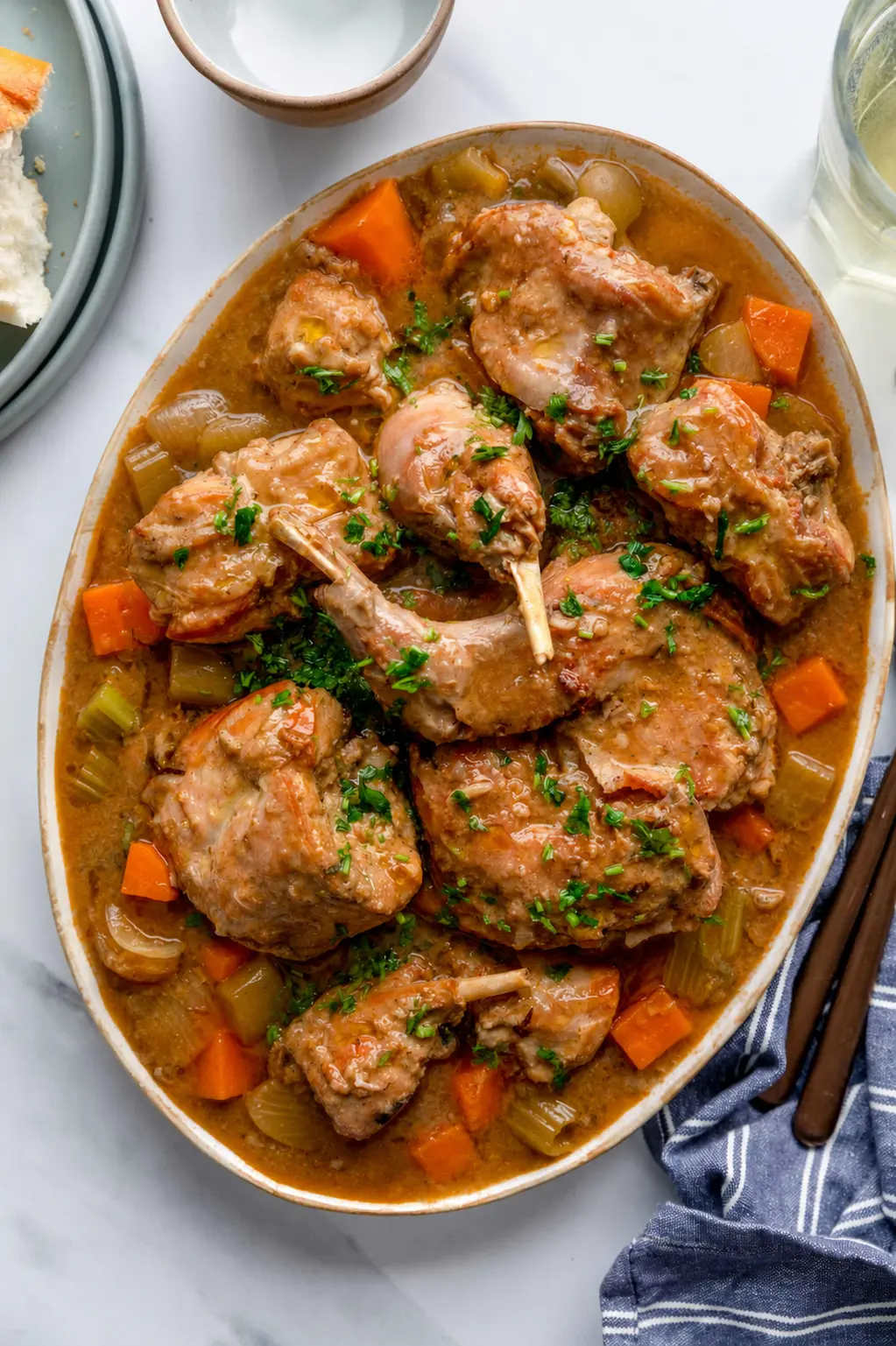 Traditional rabbit stew fenek