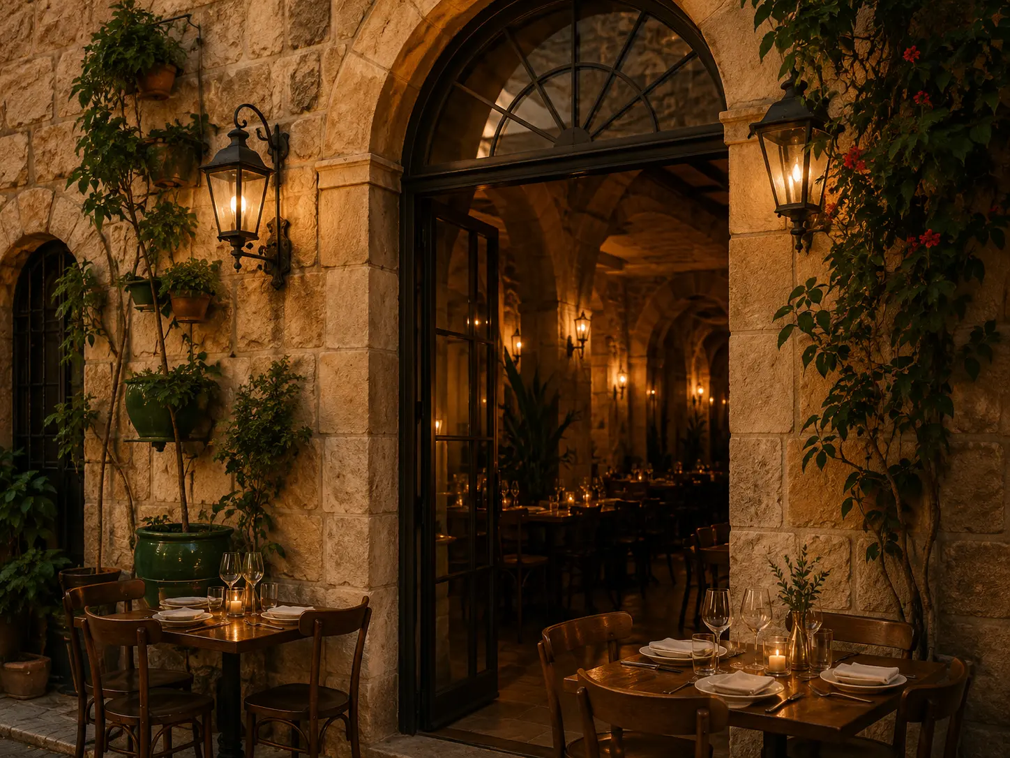 Entrance of Galea's Kitchen on Merchant Street