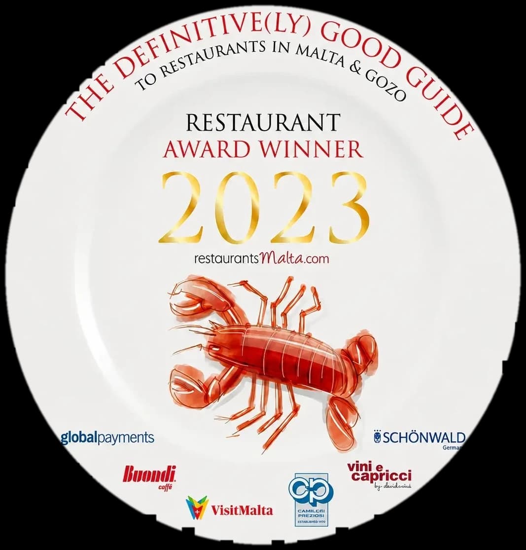 Definitive(ly) Good Guide Restaurant Award Winner 2023