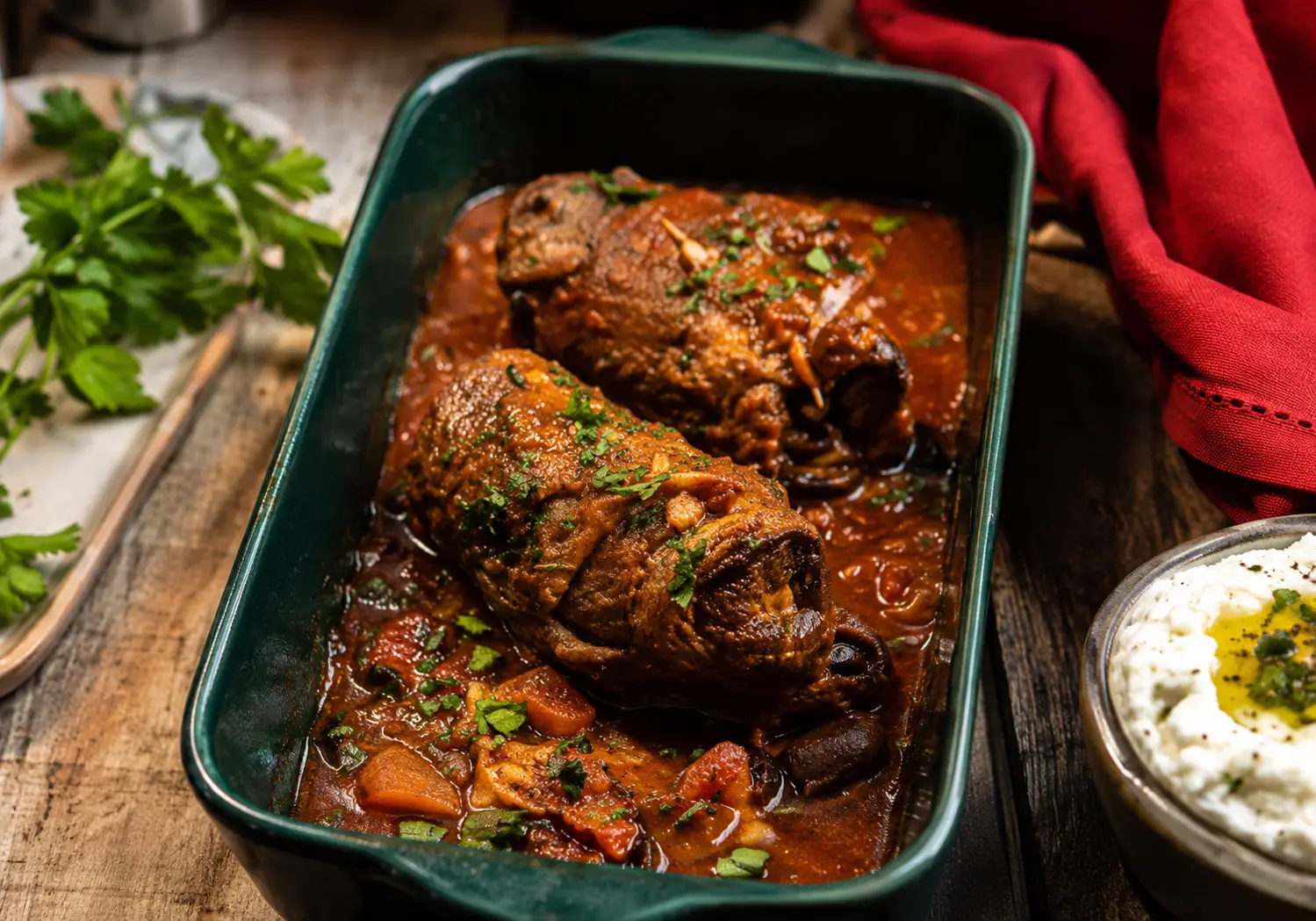 Beef olives bragjoli