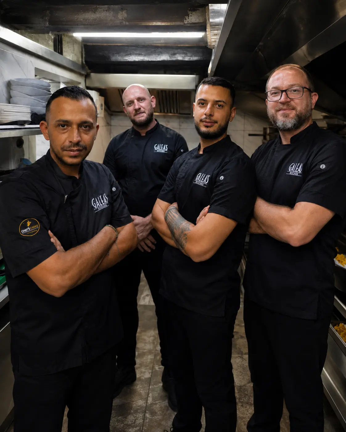 Galea's Kitchen chefs in the kitchen