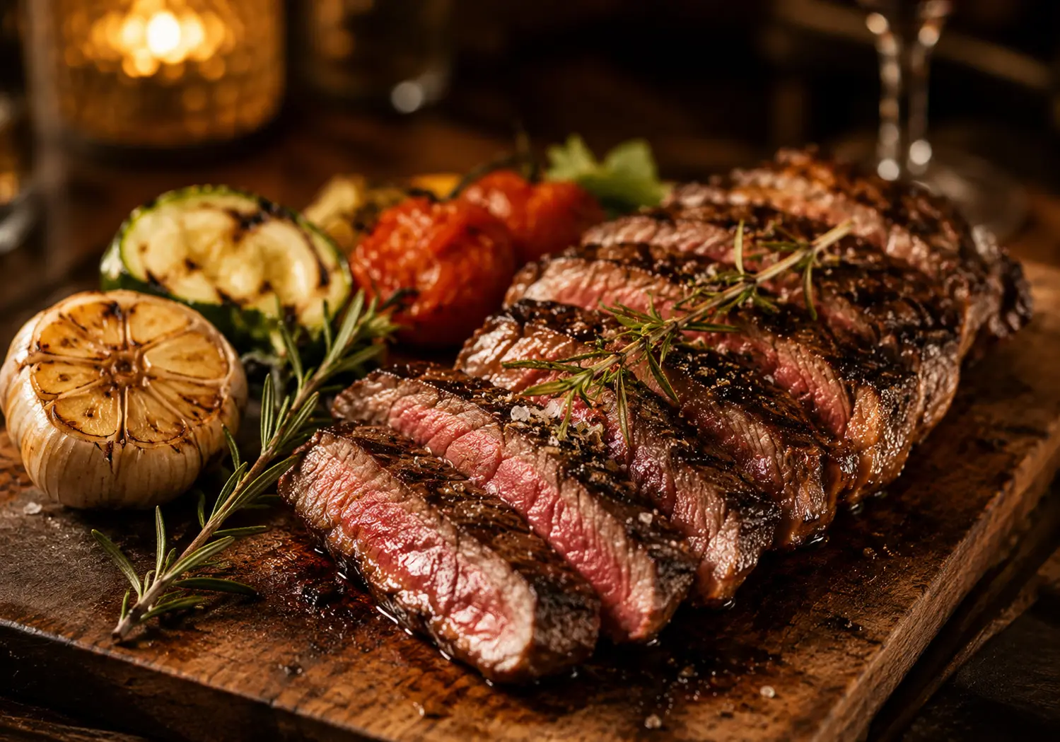 Black Angus beef tagliata