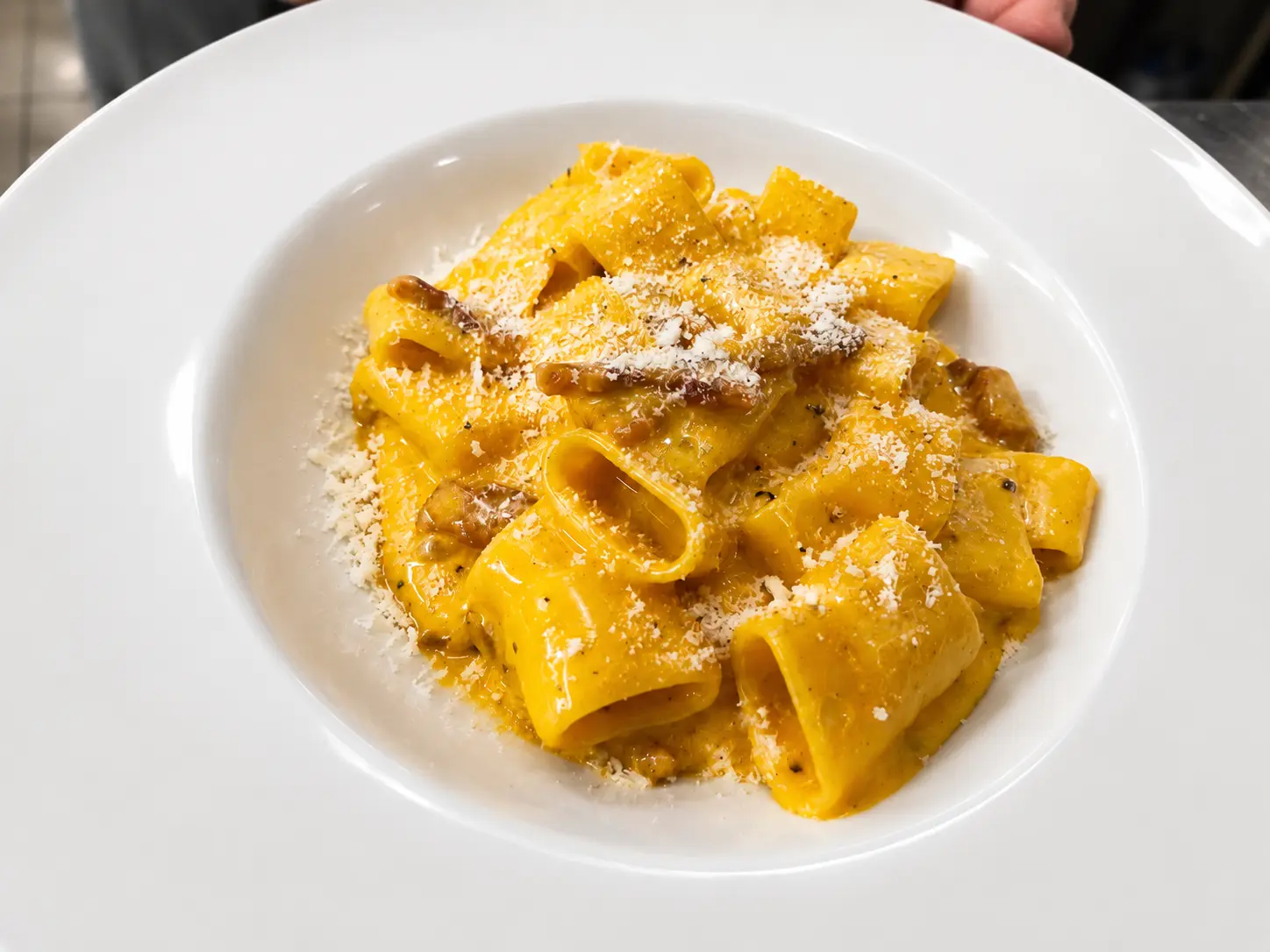 Paccheri carbonara