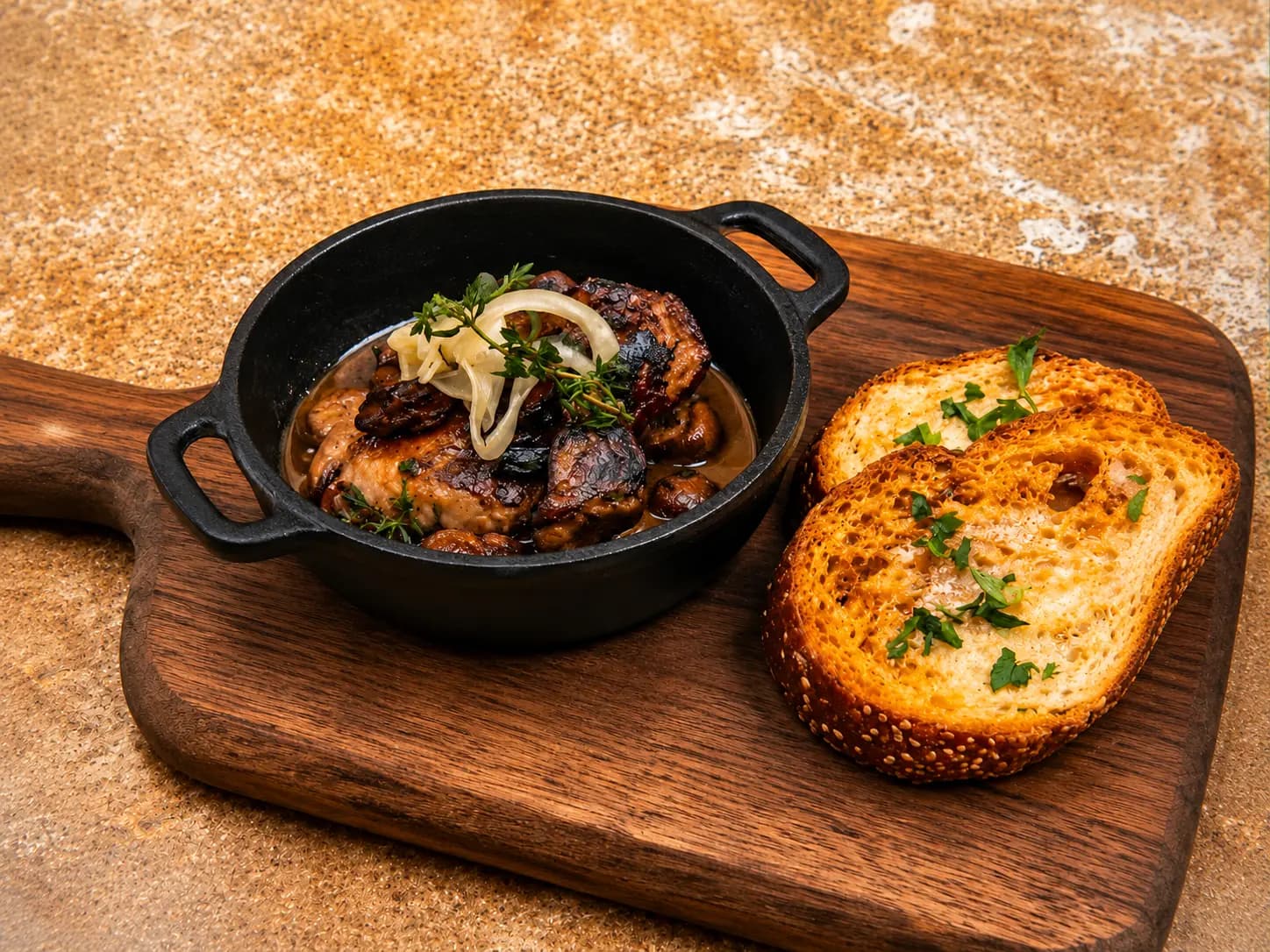 Fried rabbit liver